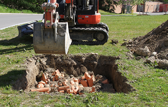 "The End"—Fragment 5, an inverted archaeological excavation at Alfred Square, burying ceramics for future rediscovery 9