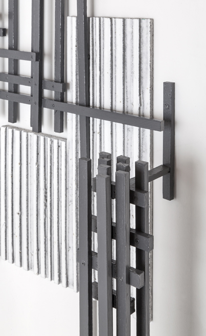 Ceramic-glazed concrete works engaging with space, light, and ornamentation at Gallery Oxholm, 2014. 4
