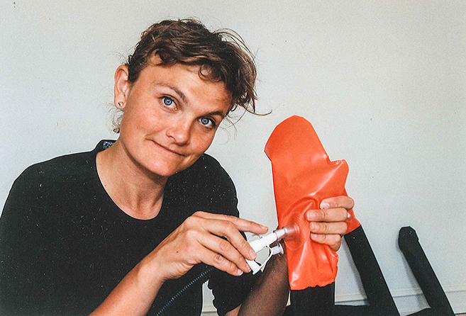 Inflatable PVC family artwork from my final project at the Royal Danish Academy, exhibited at Charlottenborg’s Portico in 1996. 4