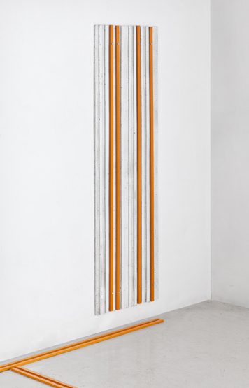 An exhibition at Marsden Woo Gallery exploring the interplay between architectural drawings, digital mapping, and spatial reality through abstraction and materiality. 9