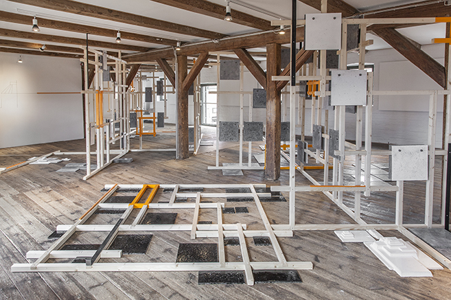 A ceramic installation at Grønbechsgård, exploring urban renewal, architecture, and history, transforming Hasle’s space through layered materials and narratives. 6